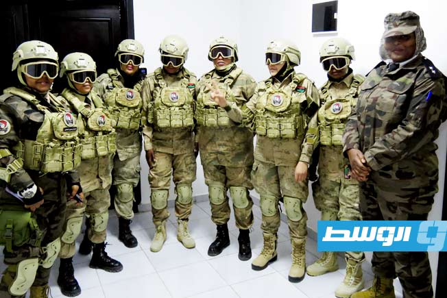 جانب من زيارة وفد بريطاني لقوة مكافحة الإرهاب، 11 مارس 2025 (صفحة قوة مكافحة الإرهاب بموقع فيسبوك)