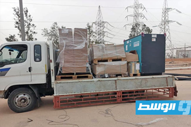 قطع غيار موردة لمحطة كهرباء الرويس، الثلاثاء 25 مارس 2025 (الشركة العامة للكهرباء)