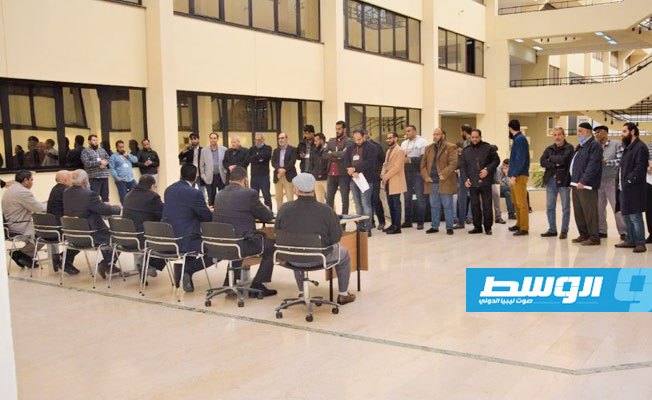 حفل تكريم موظفين بشركة سرت للنفط. (الشركة)