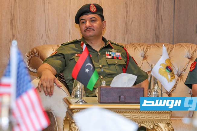 لقاء حفتر ومستشار الرئيس الأميركي في بنغازي، الخميس 24 يوليو 2025. (القيادة العامة)