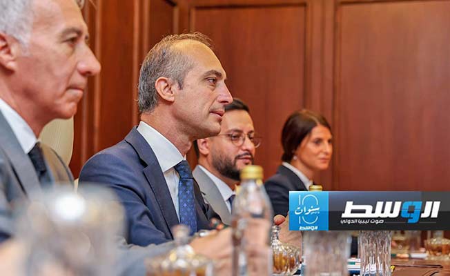 لقاء حفتر مع السفير الإيطالي لددى ليبيا، الثلاثاء 22 أكتوبر 2024. (القيادة العامة)