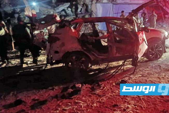 مشهد يظهر آثار الغارات التي شنتها قوات الاحتلال الإسرائيلي على غزة. (أرشيفية: الإنترنت)