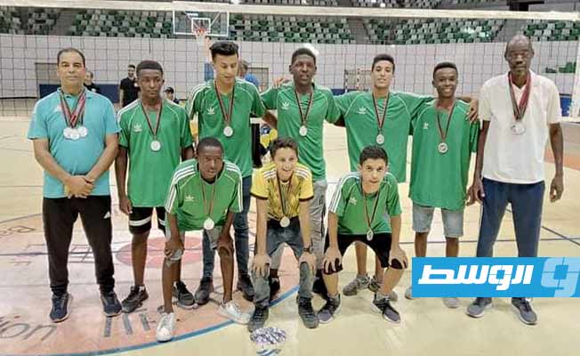 جانب من احتفالية الكرة الطائرة بطرابلس. (فيسبوك)