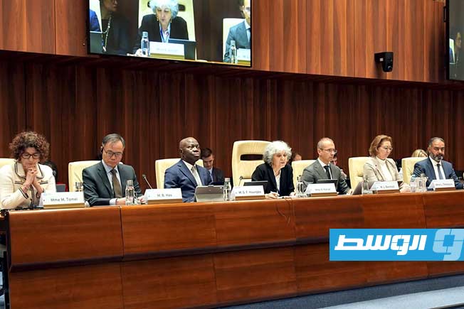 اجتماع مجلس إدارة منظمة العمل الدولية في جنيف. (وزارة العمل والتأهيل)