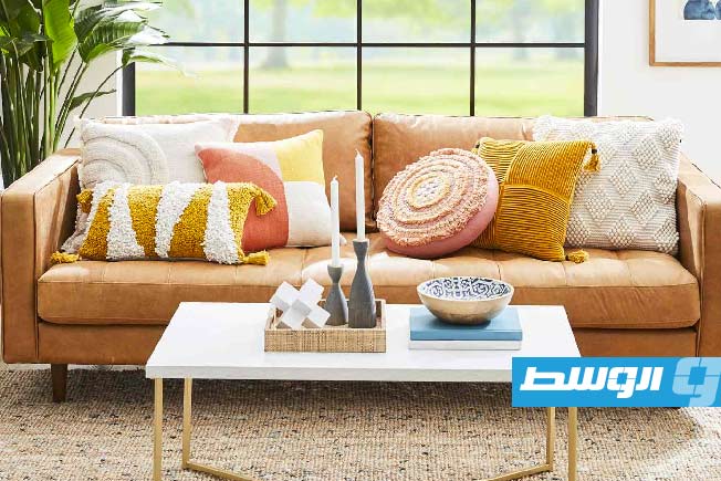 إضافة وسائد مرحة بألوان طبيعية لاستقبال الخريف. (موقع ريل سيمبل)