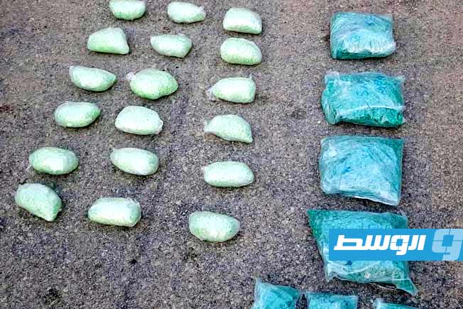 مواد مخدرة مضبوطة بحوزة المتهمين، 2 مارس 2026 (مكتب النائب العام)