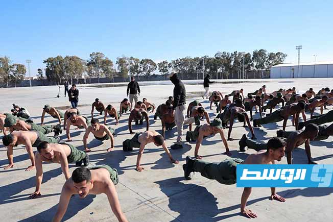 زيارة الدبيبة إلى المقر الرئيسي لجهاز الأمن العام والتمركزات الأمنية، الإثنين 6 أبريل 2026. (حكومتنا)