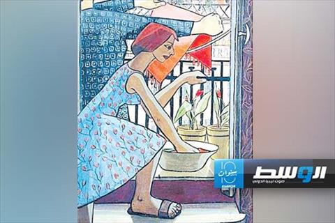 الفنانة التشكيلية المصرية جاذبية سري