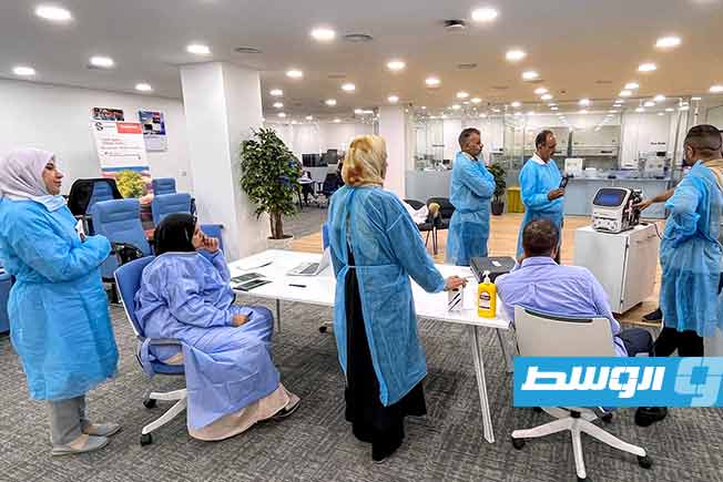 جانب من دورة تدريبية لتطوير القدرات الفنية لفريق المختبرات بهيئة البحث عن المفقودين، الثلاثاء 5 أغسطس 2025 (صفحة الهيئة على فيسبوك)