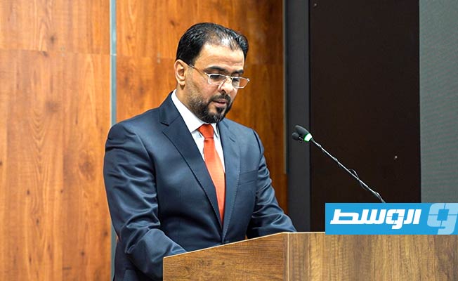 افتتاح مؤتمر إعمار درنة والمناطق المنكوبة، الأربعاء 1 نوفمبر 2023. (الحكومة المكلفة من مجلس النواب)