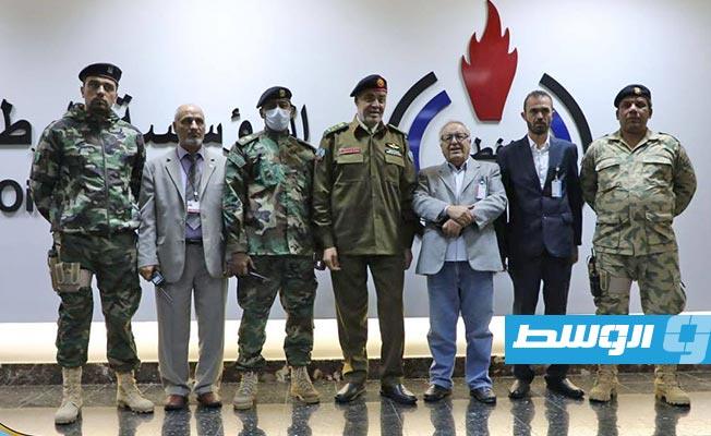 تعليمات من رئيس حرس المنشآت النفطية لسرية حماية مؤسسة النفط