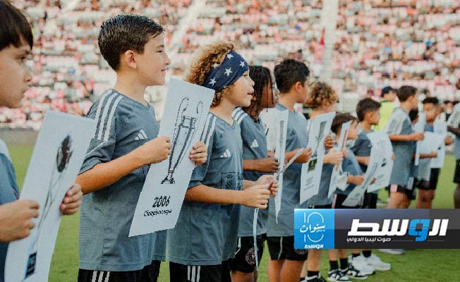 إنتر ميامي الأميركي يكرم الأرجنتيني ليونيل ميسي. (إكس)