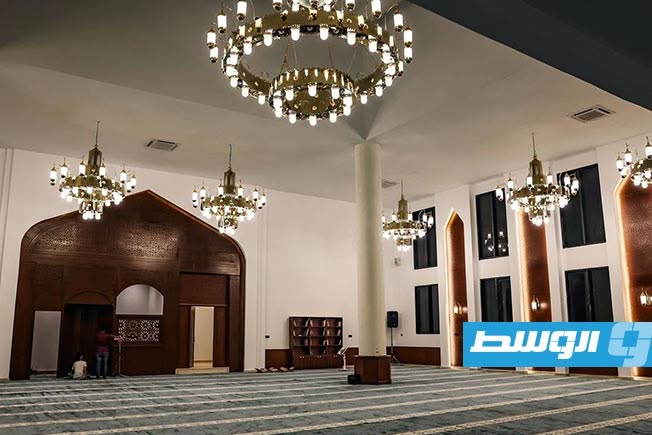 افتتاح مسجد عمر بن عبدالعزيز بمدينة درنة، 9 يوليو 2026. (صندوق التنمية)