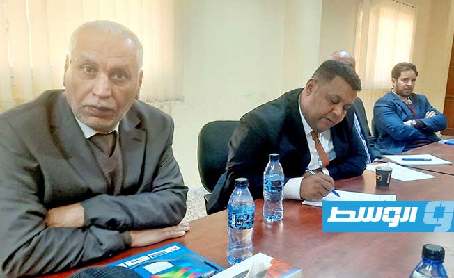 جانب من اجتماع الاتحاد الليبي للشطرنج، بطرابلس، 25 يناير 2023. (الوسط)