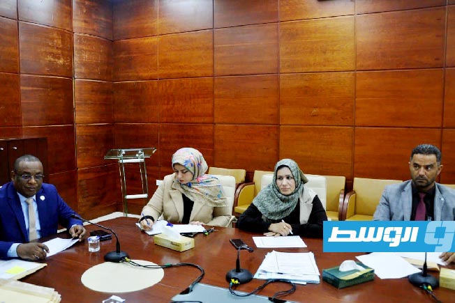 الاجتماع الدوري الثاني للجنة الرئيسية للتعويضات عن العقارات المنزوعة ملكيتها للمنفعة العامة، الأربعاء 5 فبراير 2025. (حكومة الوحدة الوطنية)
