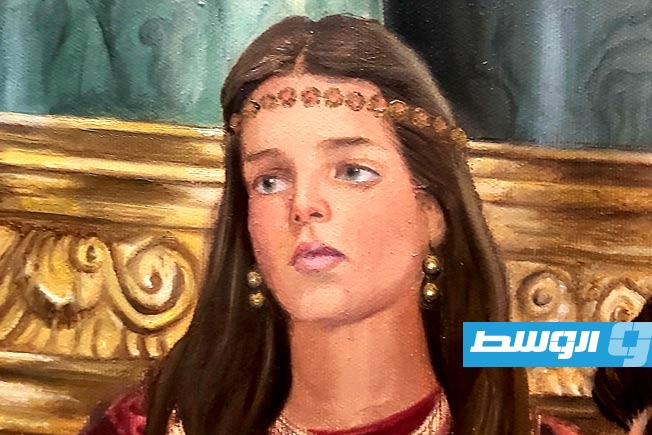 لوحة للفنانة الشابة حنان معتوق (فيسبوك)
