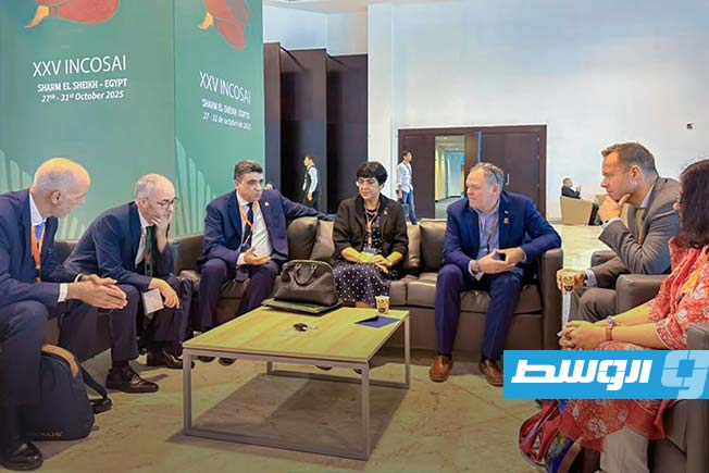 اجتماع شكشك مع وفد مبادرة «الإنتوساي»، 27 أكتوبر 2025. (ديوان المحاسبة)