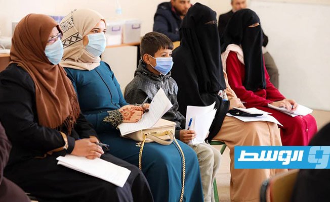 ورشة عمل لموظفي مراكز الاقتراع في أجخرة، 2 يناير 2020. (اللجنة المركزية للانتخابات البلدية)