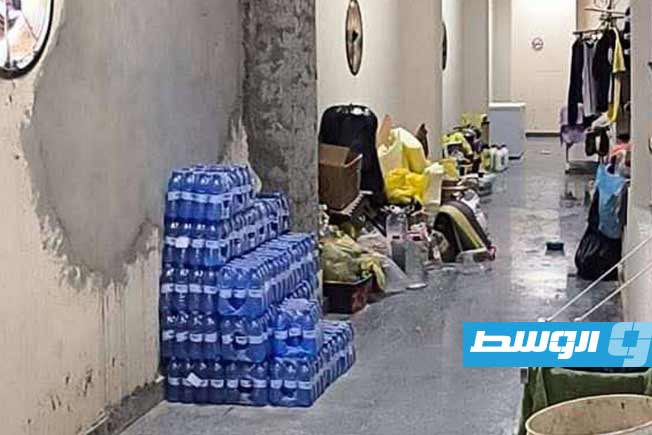 من زيارة وفد مجلس الدولة ومجموعة من الحقوقيين إلى سجن معيتيقة في طرابلس، السبت 31 مايو 2025. (الإنترنت)