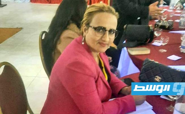 إحدى المشاركات في المنتدى.