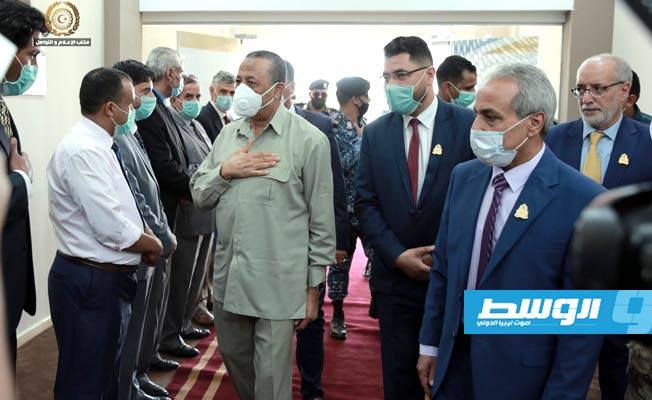 جانب من زيارة الثني لديوان المحاسبة بالبيضاء، 3 سبتمبر 2020. (الحكومة الموقتة)
