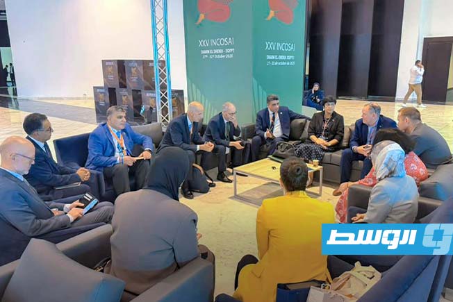 اجتماع شكشك مع وفد مبادرة «الإنتوساي»، 27 أكتوبر 2025. (ديوان المحاسبة)