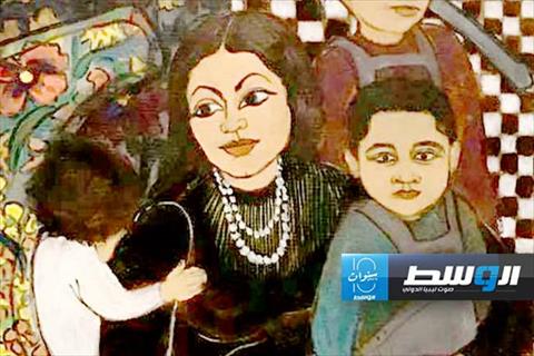 الفنانة التشكيلية المصرية جاذبية سري