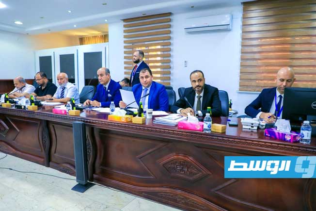 اجتماع مسؤولي عدد من الجهات الحكومية لبحث أوضاع الليبيين في الخارج، الإثنين 23 يونيو 2025. (وزارة الخارجية والتعاون الدولي)