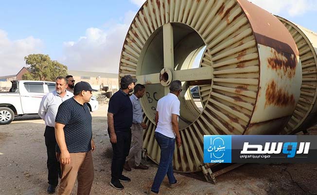 وزير الكهرباء بالحكومة المكلفة من مجلس النواب يتفقد مشروعات الجهد الفائق، السبت 13 يوليو 2024 (صفحة الحكومة على فيسبوك)
