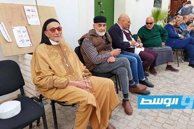 جانب من الحضور خلال احتفالية بيت إسكندر للفنون. (بوابة الوسط)