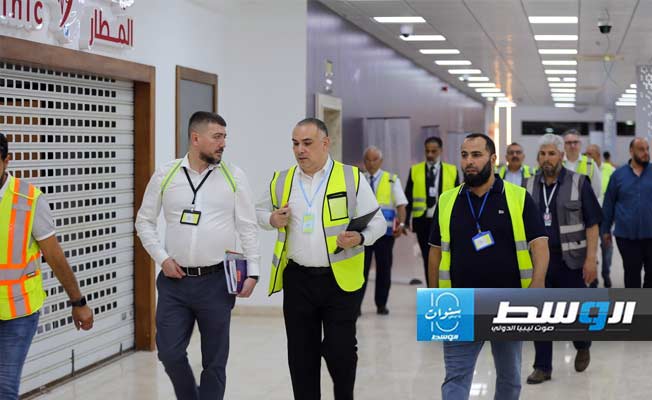 جانب من زيارة الوفد القطري، الأربعاء 29 مايو 2024 (مصلحة المطارات)