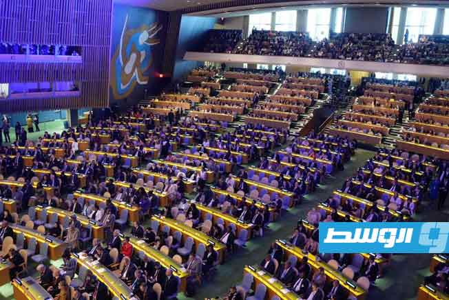 إحياء الذكرى الـ80 لتأسيس الأمم المتحدة بنيويورك، الإثنين 22 سبتمبر 2025. (المجلس الرئاسي)