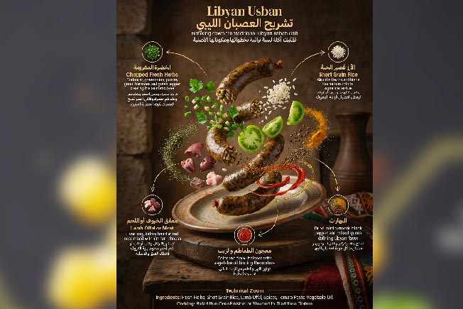 ألبوم بصري يوثّق الأكلات الليبية بين التراث والتقنيات الحديثة (فيسبوك)