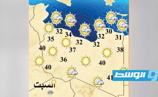 الأرصاد: أجواء معتدلة شمالا.. ومرتفعة نسبيا غربا بداية من الأحد