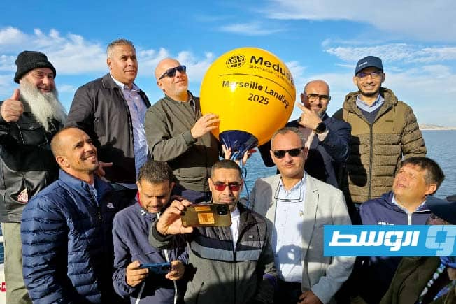 من احتفالية الإعلان عن وصول الكابل البحري «ميدوسا» إلى فرنسا. (الشركة القابضة للاتصالات)