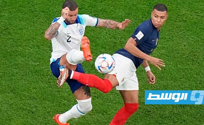 من مباراة فرنسا وإنجلترا في ربع نهائي كأس العالم، 10 ديسمبر 2022. (الإنترنت)