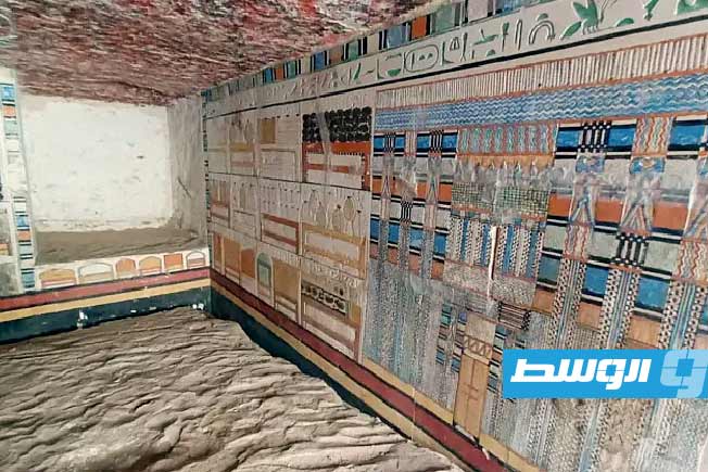 اكتشاف مقبرة طبيب ملكي شهير في سقار بمصر يعود تاريخها إلى 4000 عام. (وزارة الثقافة المصرية)