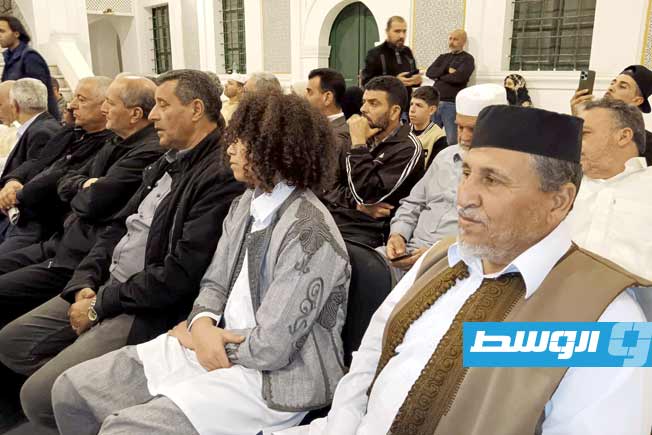 جانب من الحضور بحوش محمود بِي بالمدينة القديمة. (بوابة الوسط)