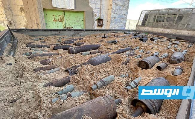 «ألغام» و«دانات» و«صواريخ».. القيادة العامة تستعد لإعدام 41 طن مخلفات حروب