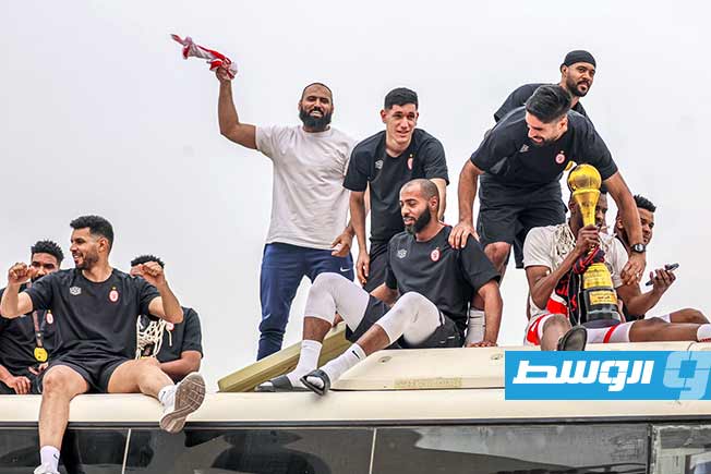 جانب من احتفالية جماهير نادي الاتحاد بفوز فريقها بكأس ليبيا لكرة السلاة الأربعاء 6 مايو 2026 (صفحة نادي الاتحاد على فيسبوك)