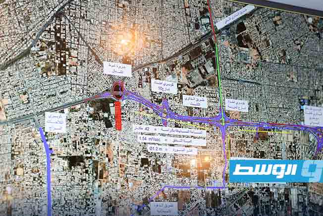 مخطط مشروع ازدواج طريق السراج-السواني، 5 يناير 2025. (حكومتنا)