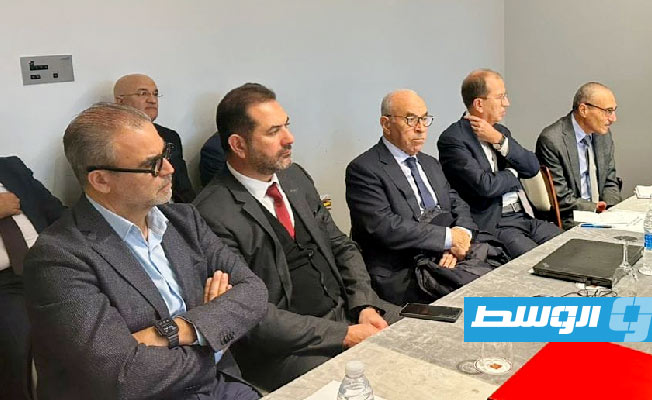 من اجتماع اللجنة الاقتصادية المشتركة بين ليبيا وتونس، طرابلس، 7 ديسمبر 2024 (وزارة الاقتصاد بحكومة الوحدة الوطنية الموقتة)