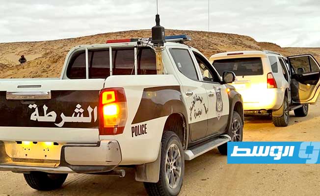 من أعمال انتشال 3 جثث وسط الصحراء شرق ودان، 28 يناير 2024. (بوابة الوسط)