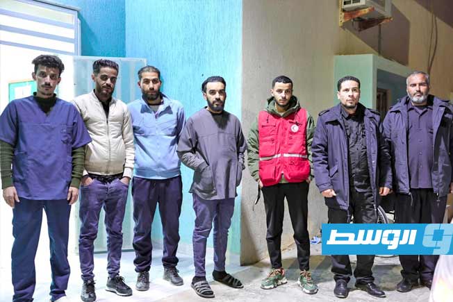 العناصر الطبية في مستشفى الأصابعة العام، السبت 1 مارس 2025 (فيسبوك)