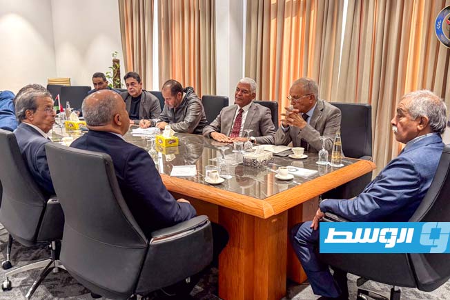 مستشار الأمن القومي المكلف من مجلس النواب الفريق أول عبدالرازق حسين الناظوري يعقد اجتماعًا مع عدد من خبراء الاقتصاد والمال، السبت 29 نوفمبر 2025 (مجلس الأمن القومي)