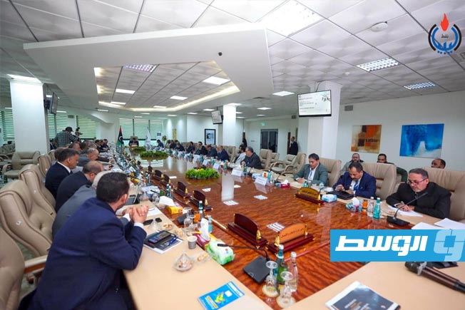 جانب لاجتماع عقده مجلس إدارة المؤسسة الوطنية للنفط، الإثنين 10 فبراير 2025 (مؤسسة النفط)