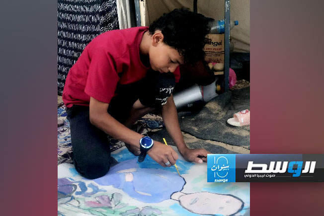 «الثقافة الفسطينية» تنفذ مشروع «المرسم المفتوح» في غزة. (وزارة الثقافة الفلسطينية)