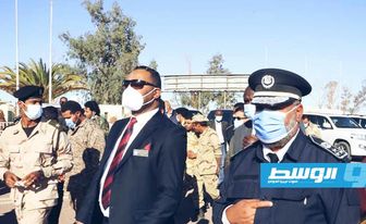 وفد وزاري من حكومة الوحدة الوطنية يصل سبها, 27 مارس 2021. (بلدية سبها)
