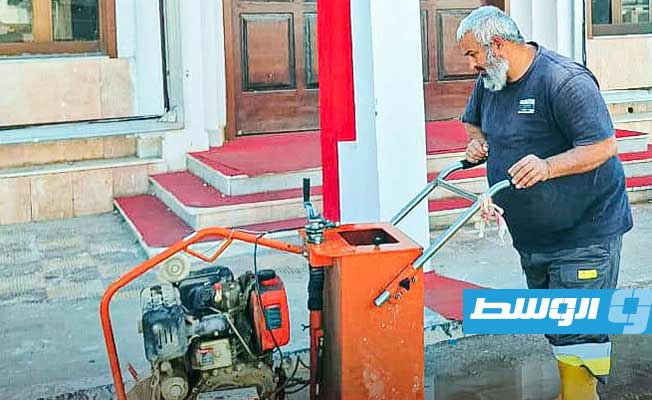 الاستعدادات النهائية لمعرض ليبيا الدولي الثاني عشر للاتصالات وتقنية المعلومات، 17 نوفمبر 2024. (شركة هاتف ليبيا)