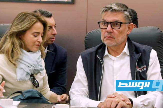 من زيارة وفد إيطالي متخصص في تقييم وتجهيز المستشفيات إلى مركز بنغازي الطبي، الإثنين 22 سبتمبر 2025 (صفحة المركز على فيسبوك)